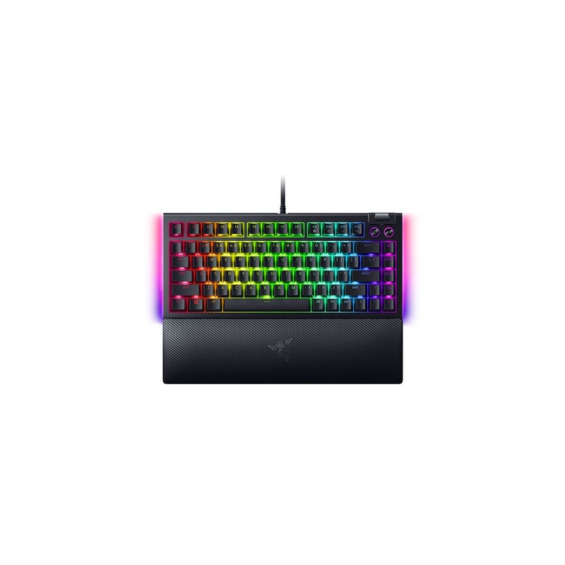 Tipkovnica USB Razer BlackWidow V4 75%, črna