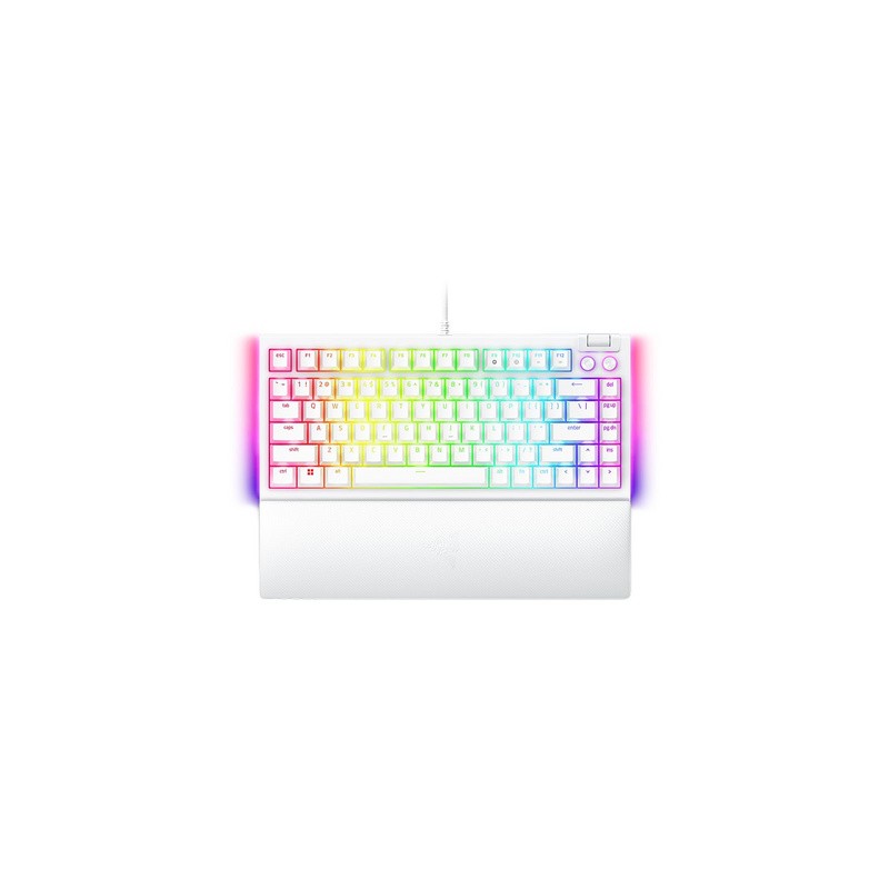 Tipkovnica USB Razer BlackWidow V4 75%, bela