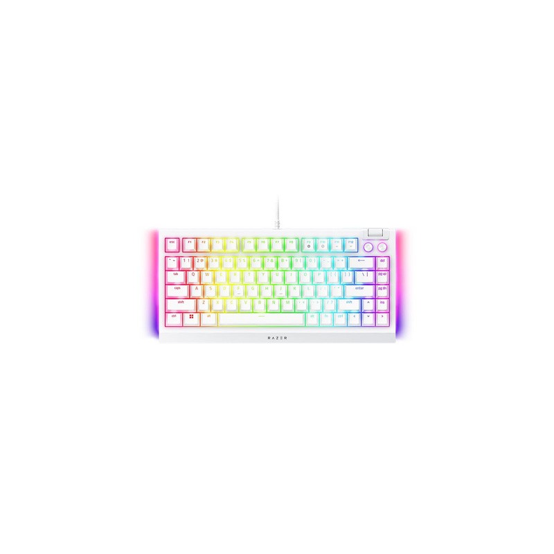 Tipkovnica USB Razer BlackWidow V4 75%, bela