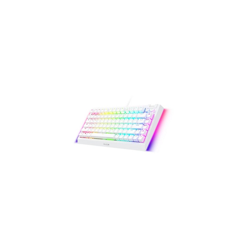 Tipkovnica USB Razer BlackWidow V4 75%, bela