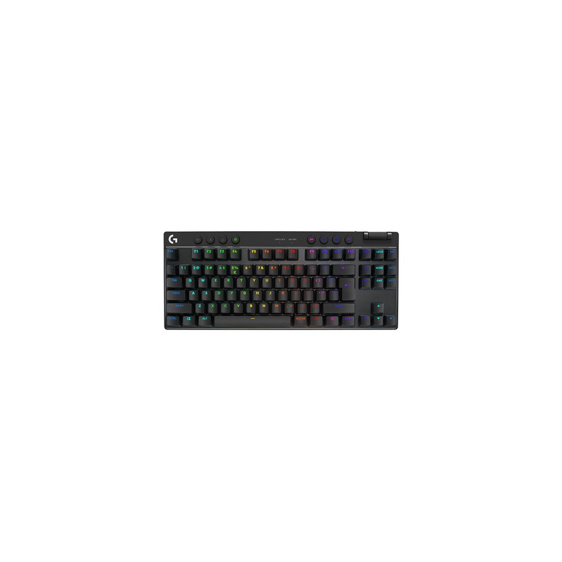 Tipkovnica USB Logitech G PRO X TKL Brown Tactile, Brezžična, črna
