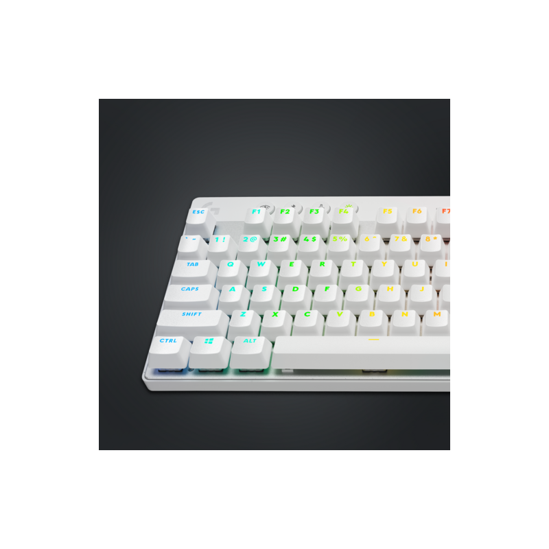 Tipkovnica Logitech G PRO X TKL Brown Tactile, brezžična, bela
