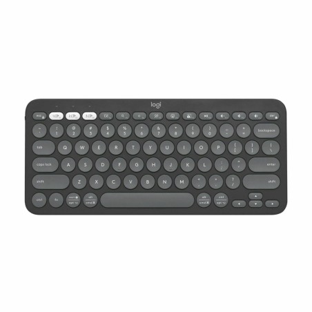 Tipkovnica Logitech Pebble Keys 2 K380s, Bluetooth, grafitna