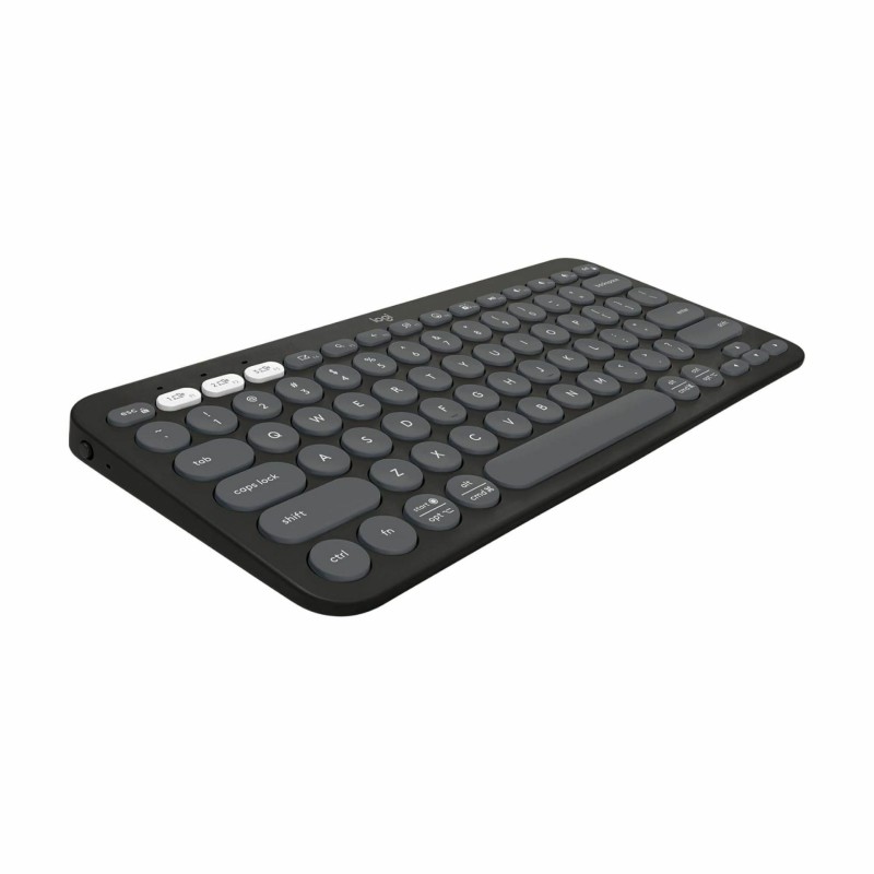 Tipkovnica Logitech Pebble Keys 2 K380s, Bluetooth, grafitna