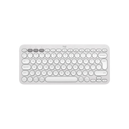 Tipkovnica Logitech Pebble Keys 2 K380s, Bluetooth, bela