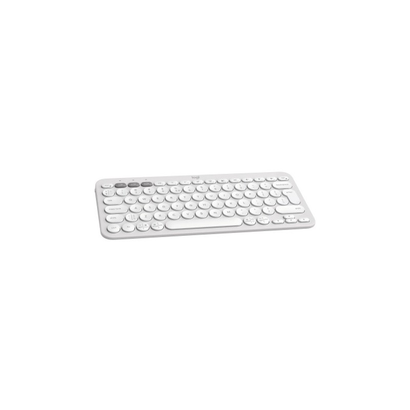 Tipkovnica Logitech Pebble Keys 2 K380s, Bluetooth, bela