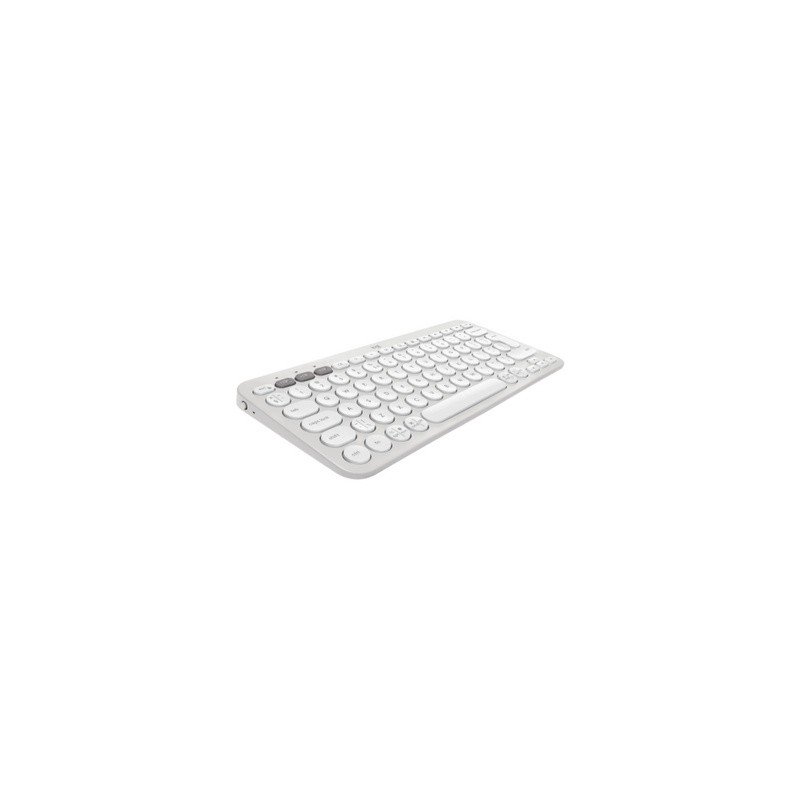 Tipkovnica Logitech Pebble Keys 2 K380s, Bluetooth, bela
