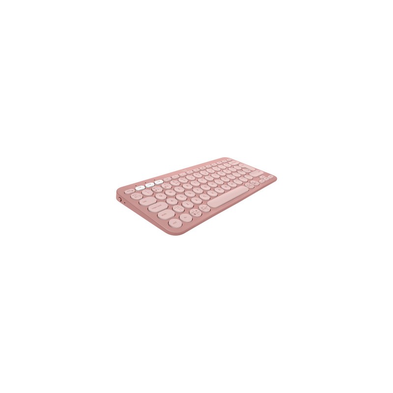 Tipkovnica Logitech Pebble Keys 2 K380s, Bluetooth, roza