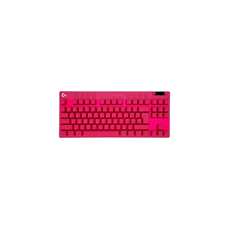 Tipkovnica USB Logitech G PRO X TKL Brown Tactile, roza