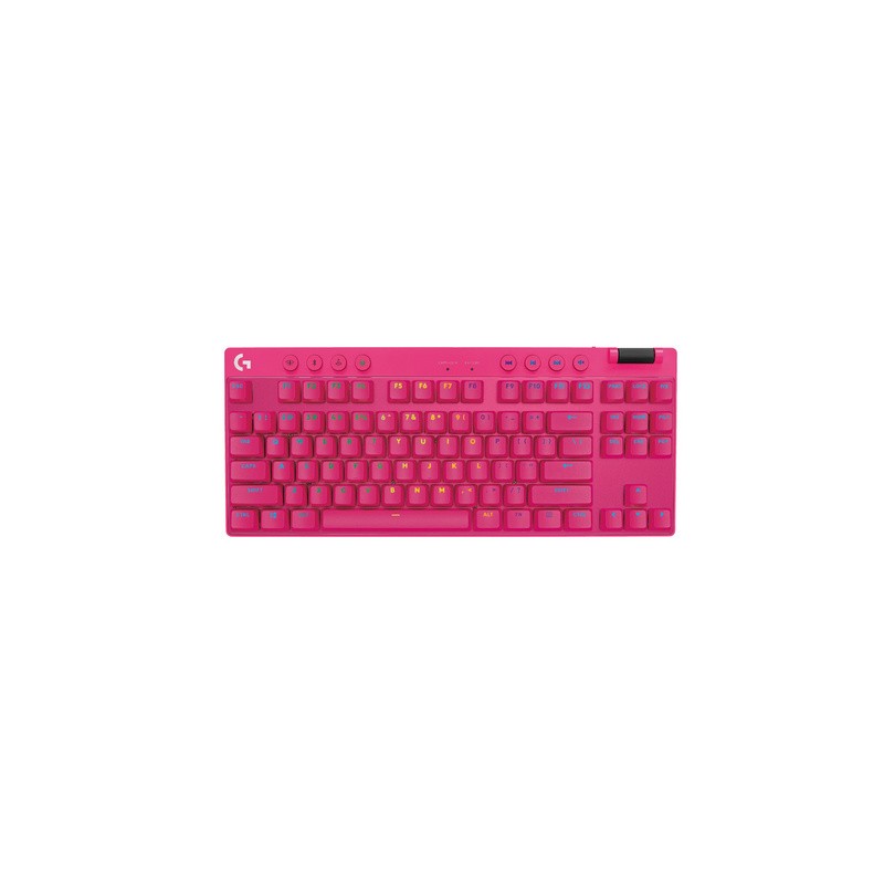 Tipkovnica USB Logitech G PRO X TKL Brown Tactile, roza