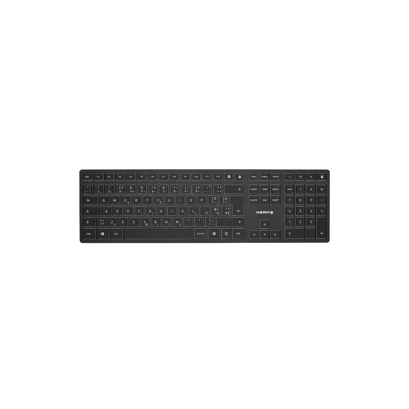 Tipkovnica USB Cherry KW 9100 Slim, črna
