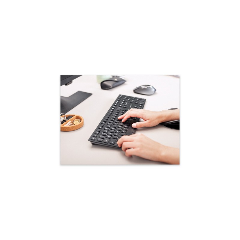 Tipkovnica USB Cherry KW 9100 Slim, črna