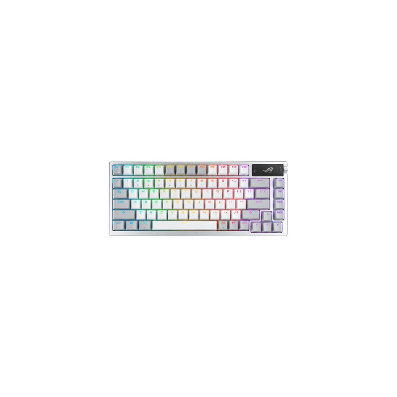Tipkovnica ASUS ROG Azoth Wireless, NX Red, PBT, OLED, bela
