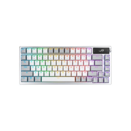 Tipkovnica ASUS ROG Azoth Wireless, NX Red, PBT, OLED, bela