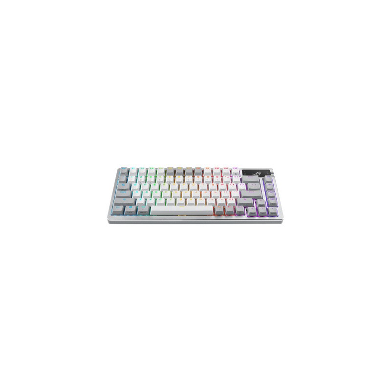 Tipkovnica ASUS ROG Azoth Wireless, NX Red, PBT, OLED, bela