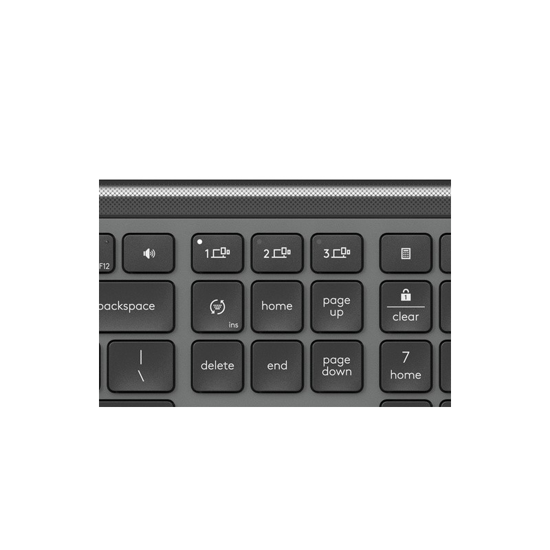 Tipkovnica in miška Logitech Signature Slim Combo MK950, grafitna