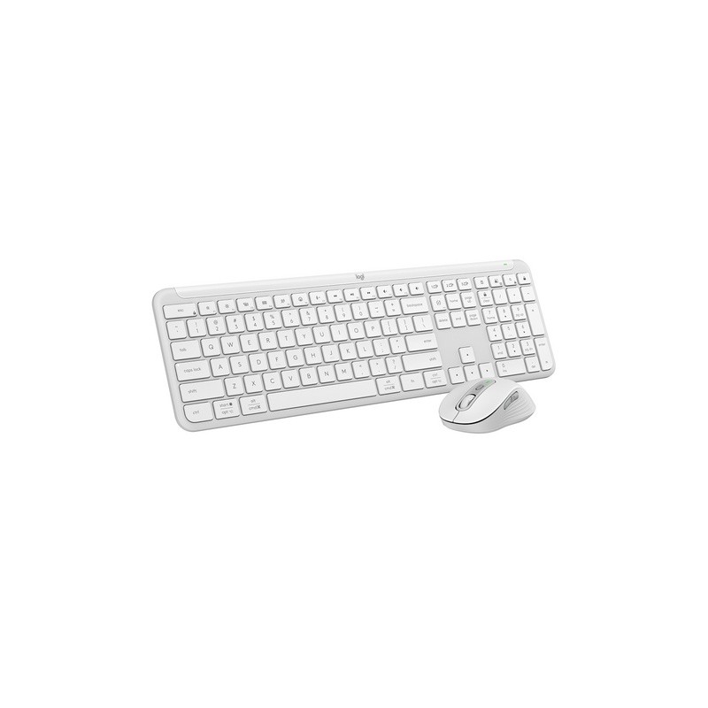 Tipkovnica in miška Logitech Signature Slim Combo MK950, bela
