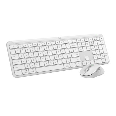 Tipkovnica in miška Logitech Signature Slim Combo MK950, bela