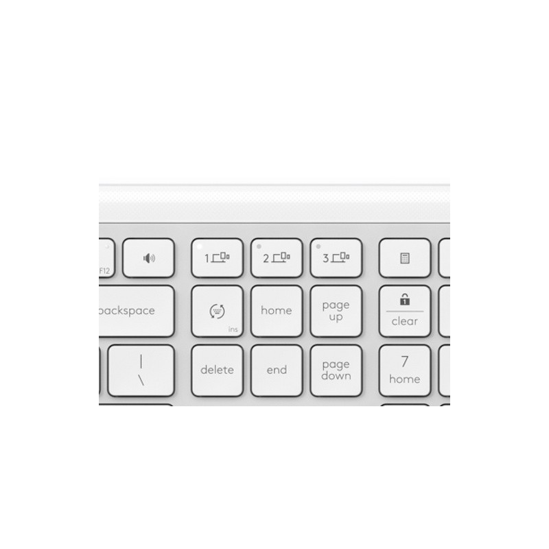 Tipkovnica in miška Logitech Signature Slim Combo MK950, bela