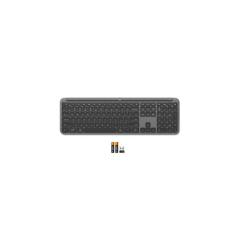 Tipkovnica USB Logitech Signature Slim K950, grafitna