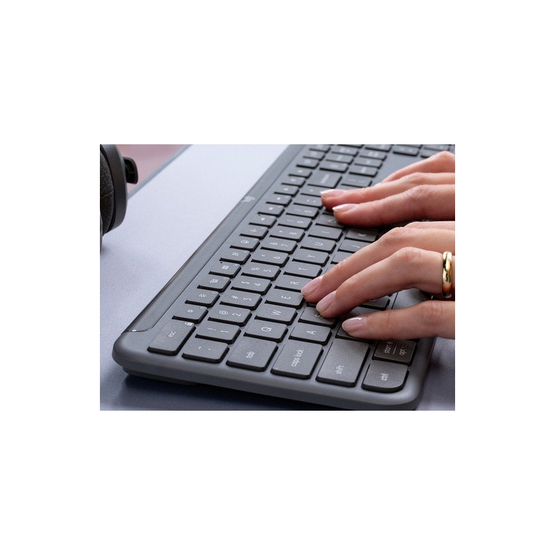 Tipkovnica USB Logitech Signature Slim K950, grafitna