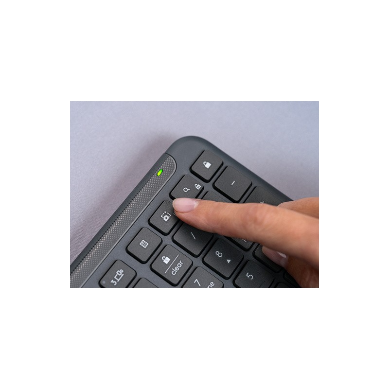 Tipkovnica USB Logitech Signature Slim K950, grafitna