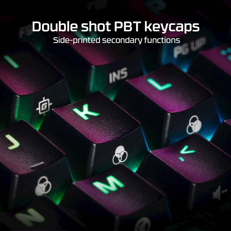 Tipkovnica HP HyperX Alloy Origins 60 RGB, mehanična, HyperX Red