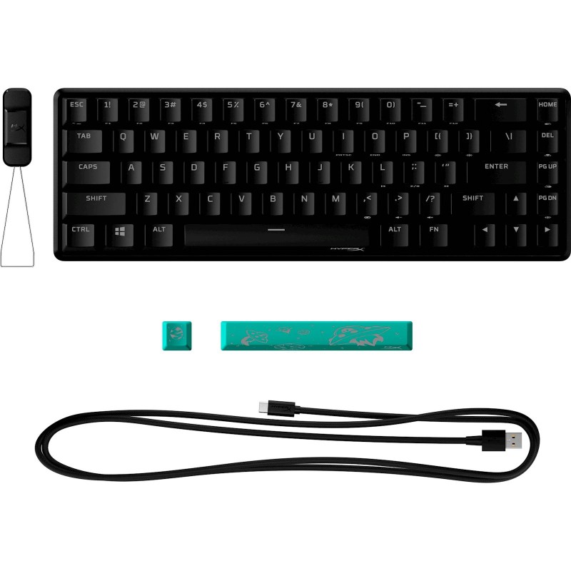 Tipkovnica HP HyperX Alloy Origins 65 mehanska za igre - HX Aqua