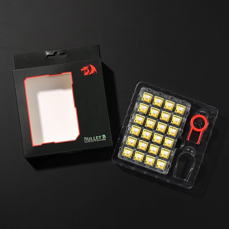Mehanska stikala RedRagon Bullet-B A113, 24 kos