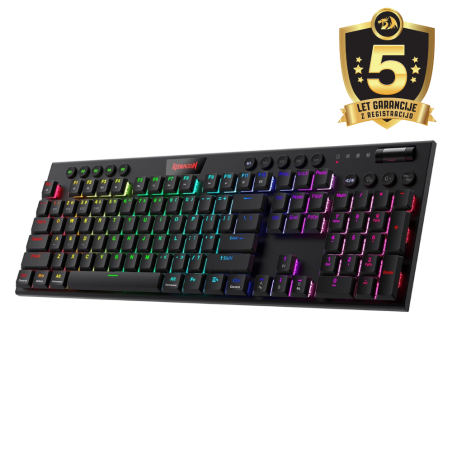 Tipkovnica RedRagon Horus K618RGB-Pro, rdeča stikala