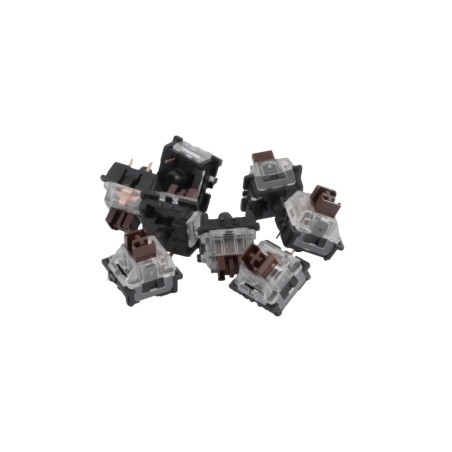 Mehanska stikala RedRagon, rjava, 8 kos