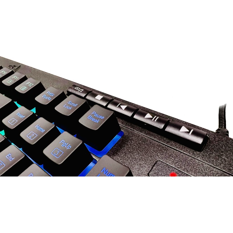 Tipkovnica RedRagon Shiva K512, RGB, črna