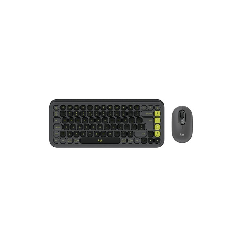 Komplet tipkovnice in miške Logitech POP Icon Combo, grafitna, SLO g.