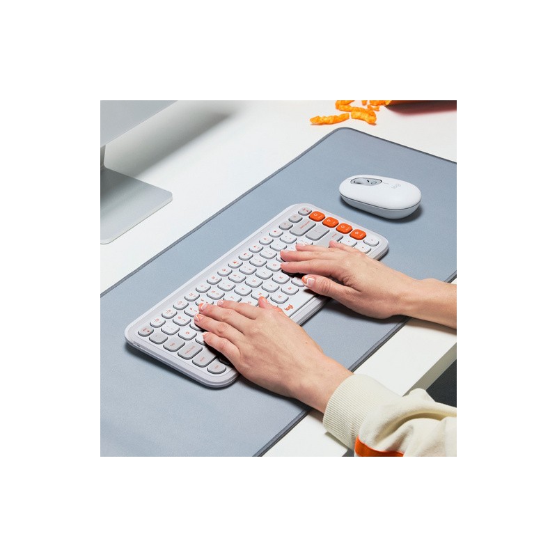 Tipkovnica Logitech Pop Icon Keys, bela, SLO g.