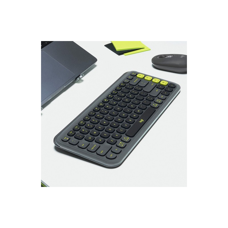 Tipkovnica Logitech Pop Icon Keys, grafitna, SLO g.