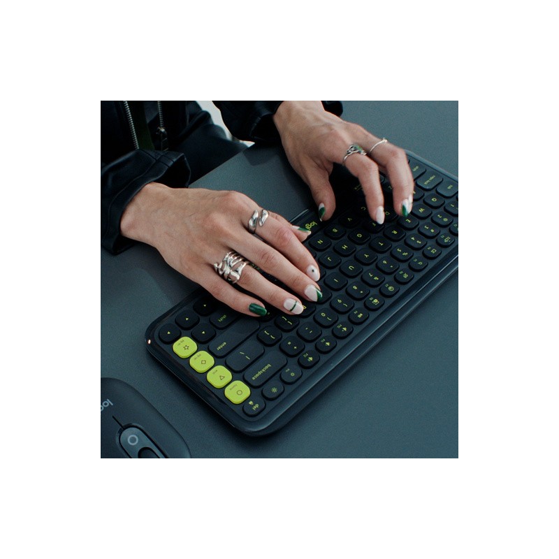Tipkovnica Logitech Pop Icon Keys, grafitna, SLO g.