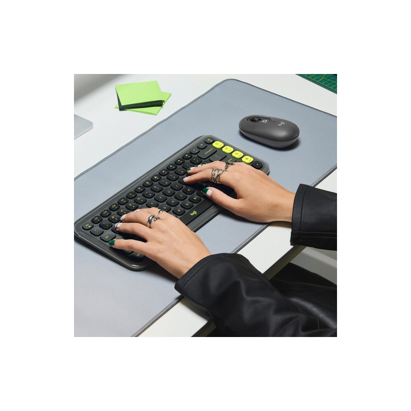 Tipkovnica Logitech Pop Icon Keys, grafitna, SLO g.