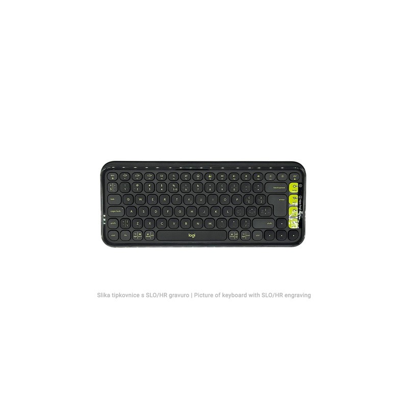 Tipkovnica Logitech Pop Icon Keys, grafitna, SLO g.