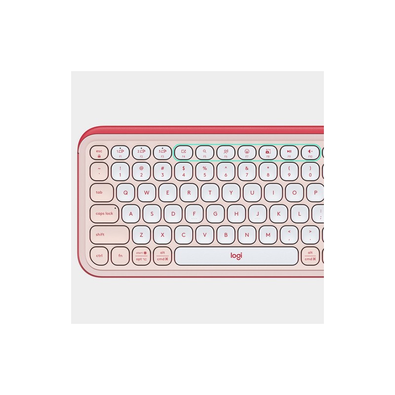Tipkovnica Logitech Pop Icon Keys, roza, SLO g.