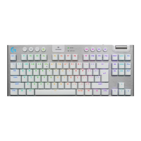 Tipkovnica Logitech G915 X LIGHTSPEED TKL, GL Tactile, bela, SLO g.