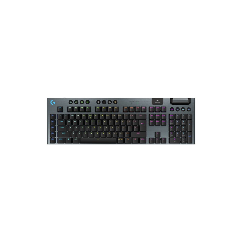 Tipkovnica Logitech G915 X LIGHTSPEED, GL Linear, črna, SLO g.