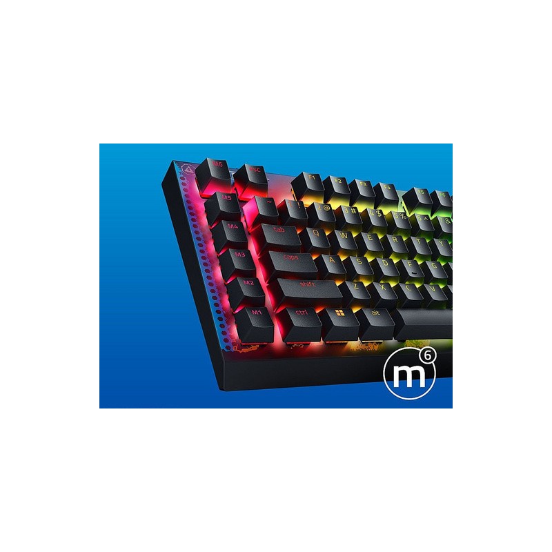 Tipkovnica Razer BlackWidow V4 X, rumena stikala, Fortnite Edition, US