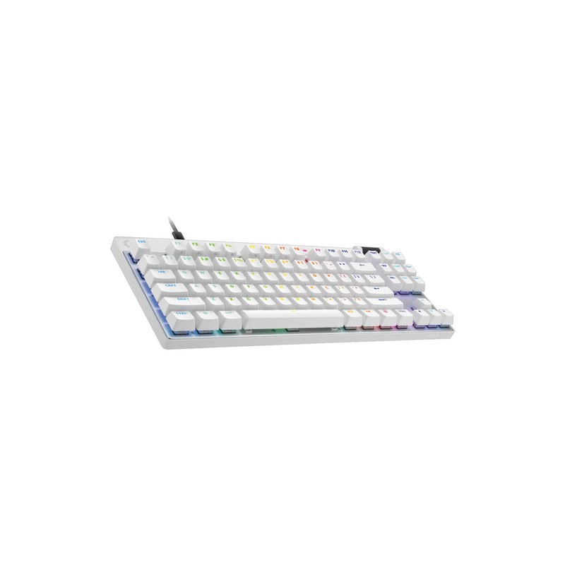 Tipkovnica Logitech G PRO X TKL RAPID, bela, SLO g.