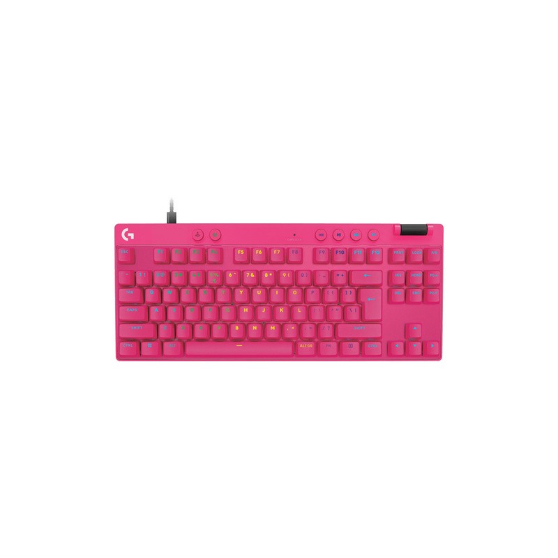 Tipkovnica Logitech G PRO X TKL RAPID, magenta, SLO g.