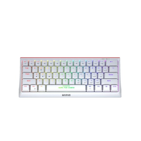 Tipkovnica MARVO KG962G WH EN-R HECATE 61R, bela