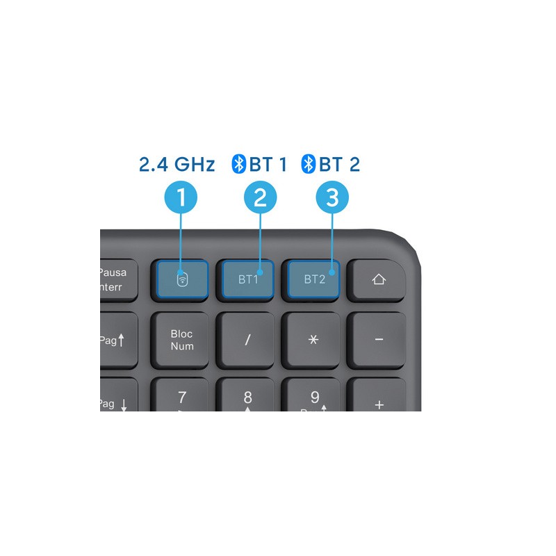 Tipkovnica Ewent EW3289, ergonomska