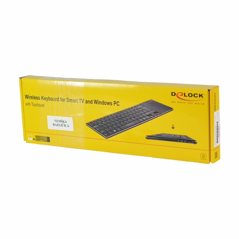 Tipkovnica Delock Touchpad, črna