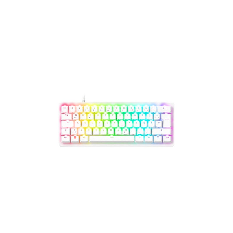 Tipkovnica Razer Huntsman V3 Pro Mini, bela, SLO g.