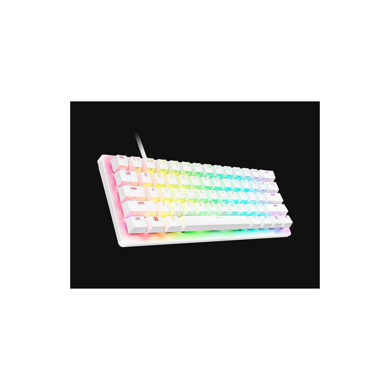 Tipkovnica Razer Huntsman V3 Pro Mini, bela, SLO g.