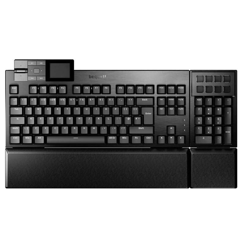 Tipkovnica BE QUIET! Dark Mount Silent Tactile (BT002UK), črna